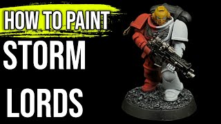 Paint Storm Lords on Easy-Mode | Space Marines Split Scheme