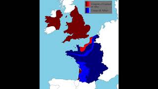 Hundred Years' War animated map - 1337-1475