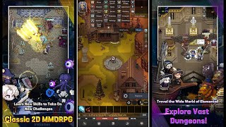 Elemental Gameplay | Pixel Art 2D MMORPG (Android & iOS)