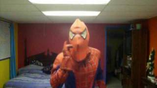 Welland Spider-Man dancing to GOD ROCKS THEME SONG.wmv