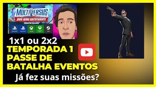 Multiversus P.2 Missões +Eventos Bora Ruchar Fendas Em busca do Agente Smith