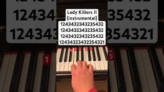 Lady Killers II // follow my instagram: jessnotes123 #piano #pianotutorial #pianomusic #geazy