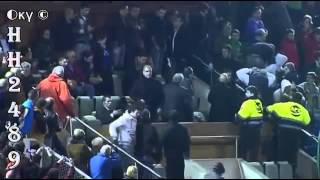 Invasión del Palco Sardinero por Aficionados  Racing Santander 1 1 Almeria   08 01 2014 08 01 HD