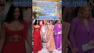 #kimkardashian & #khloekardashian attending AnantAmbani & RadhikaMerchant’s wedding in Mumbai India