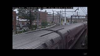 Amtrak king tut 606 passes south Norwalk (FINAL VIDEO WITH NO INTRO)