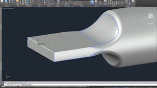 Autocad 3D - How to create flat head round pipe in 3d