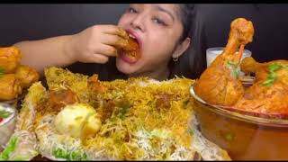 Parda biryani eating yummy and spicy @MaddyEats