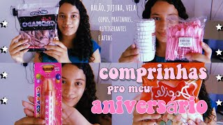 ✨COMPRAS PARA O MEU ANIVERSÁRIO✨~borboleta~ 🦋🦋