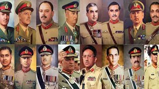 List of Chief Army sttaf of pak army 1947 to 2022#pakarmy #isi #ispr