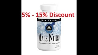 Discount - Source Naturals, Male Nitro, Comprehensive Male Libido Formula, 30 Tablets Review