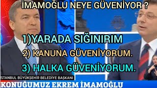 Fox tv canlı konuğu Ekrem İmamoğlu YARADANA SIĞINIRIM