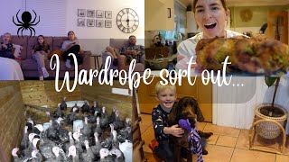 WARDROBE SORT OUT & FEELING MISERABLE! | VLOGTOBER 20