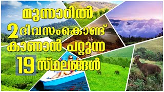 Munnar tourist places | Top 19 Best Tourist Places in Munnar | മൂന്നാർ ട്രിപ്പ് എങ്ങനെ പ്ലാൻ ചെയ്യാം