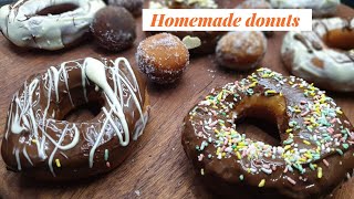 how to make donuts at home كيف تحضر الدونات في البيت