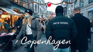 Copenhagen, Denmark 🇩🇰 December 2021 Winter Update Mild Lockdown Restrictions 4k Walk