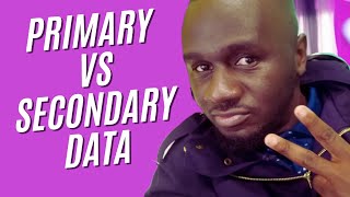 Difference between Primary and Secondary data | Quantitative techniques