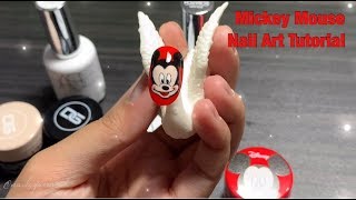 Mickey Mouse Nail Art Tutorial | By Nails Queen ID