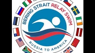 Bering Strait Swim - handover from Dmitry Zaika - Toks Viviers very close to Alaska