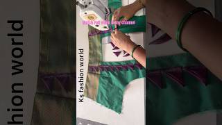 Simple and easy model blouse design cutting and stitching #shorts #short #shortsviral #blousedesign