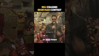 Robert Downey Jr crashing children Iron Man  contest #ironman #robertdoweyjr