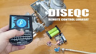 DiseqC rotator remote control over LoraSAT