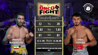 Mahdi İRANİNEJAD vs Enes TOYGAR