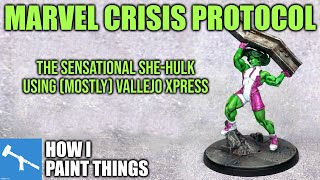 Green Skin & Lots of It - She-Hulk for MCP done Quick! [How I Paint Things]