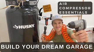 Build YOUR DIY Dream Garage Part 5 (AIR COMPRESSOR)