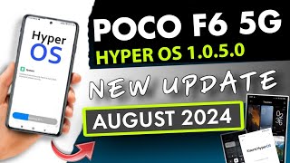 Xiaomi New Hyperos Update For Poco F6 5G | Hyperos 1.0.5.0 New Version Rollout In India