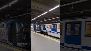 Línea 5 caf serie 2000b saliendo de Eugenia de Montijo Metro de Madrid 🇪🇸