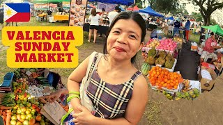 Sunday Market in Valencia Negros Oriental, Philippines