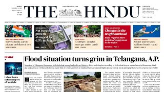 2 September 2024 || The Hindu Newspaper Analysis || Daily Current Affairs || Current Affairs Today