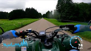 Yamaha Grizzly 300 POV: Quad Driving in Bavaria⛰ | 2,7K