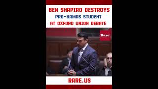 Ben Shapiro destroys pro-Hamas college student at Oxford Union debate...