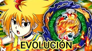 beyblade burst Free y Fafnir (evolución)