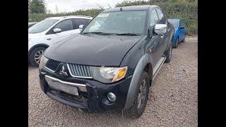 Обзор машины и проверка работы двигателя MITSUBISHI L200-IV  2007г. МКПП 2.5 D    Англия H03