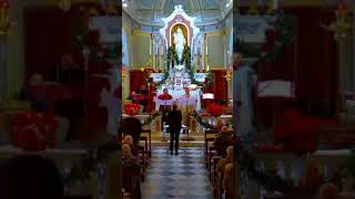 "Gaudete" per coro dei monaci, musica di M. Romanova, Santuario della Nostra Signora della Vittoria