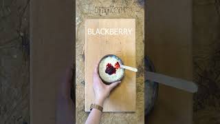 Coconut-blackberry oatmeal