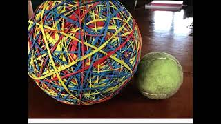 Rubber band ball part 78 - rebuilding the part 10 ball