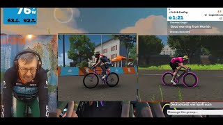 Tour de Zwift Stage 6C pick 'em off up the volcano, and a week of wrecked rides. Bike test or not.