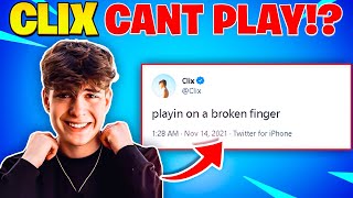 Clix BREAKS Finger Playing Fortnite..? Will He Miss Grand Royale?