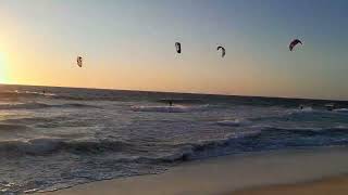 Sail ⛵️  surfing 🏄‍♀️ 🌊 at  Scarborough Beach ⛱️