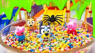 Playground Fun with Bluey & Peppa Pig Toys | Pretend Play Kids Videos | Niki's Playhouse