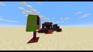 Building a Piglin Bastion in Minecraft 20w15a