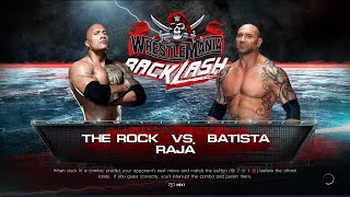 WWE 2K22 THE ROCK VS BATISTA MATCH GAME ON PS4 #wwe #gameplay #ps4 #gaming