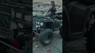 1/6 rc atv custom off-road driving rambo movie