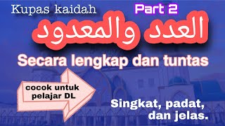 Belajar Adad ma'dud lengkap dan mudah, Part 2 | BAHASA ARAB