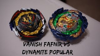 Beyblade Burst Vanish Fafnir Vs Dynamite Belial