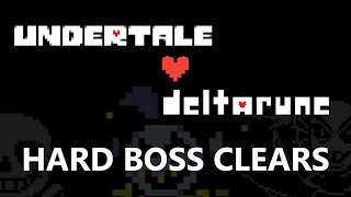 Undertale/Deltarune Hard Bosses First Time Clears