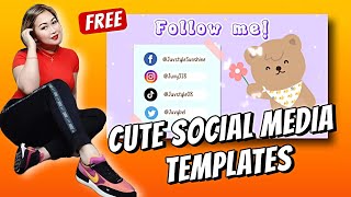 FREE CUTE SOCIAL MEDIA TEMPLATE 2022